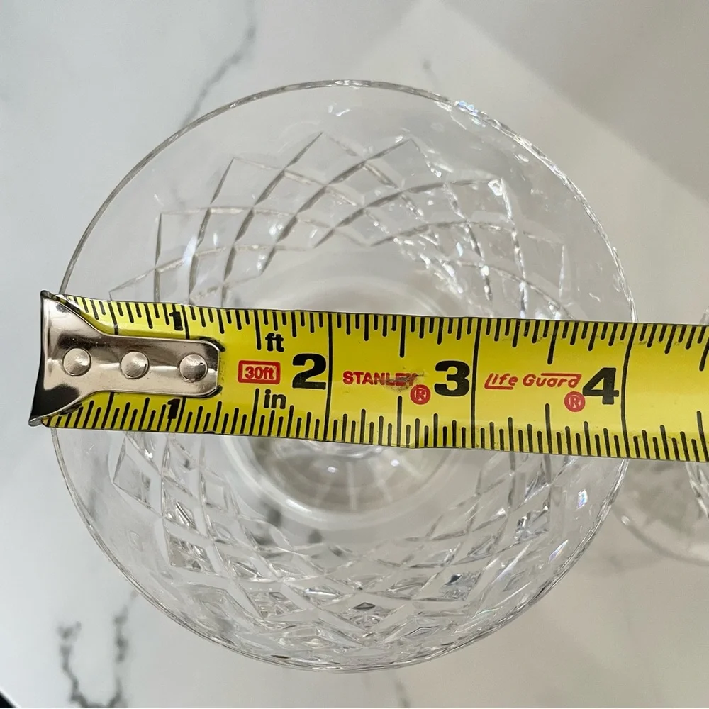 SET of 2 Crystal Dessert Coupes